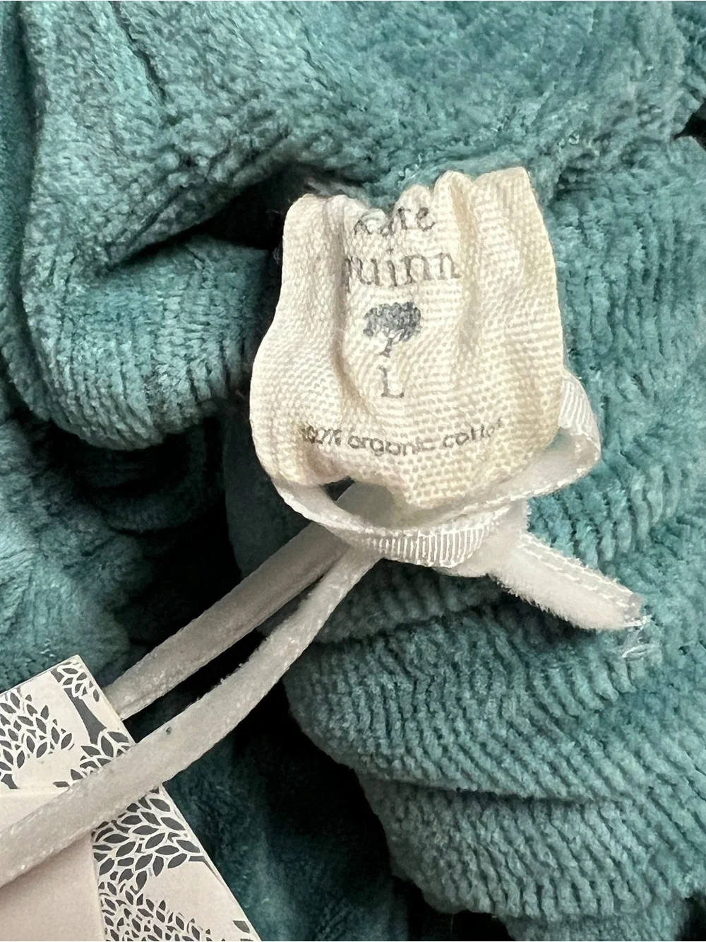 kate quinn Sea Pine Velour Bow Headband